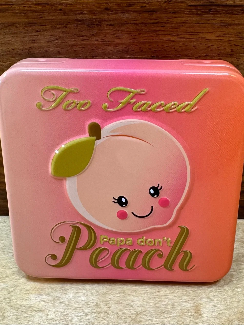 Too Faced Peach-Infused Blush Tin – Pink Peach Gradient